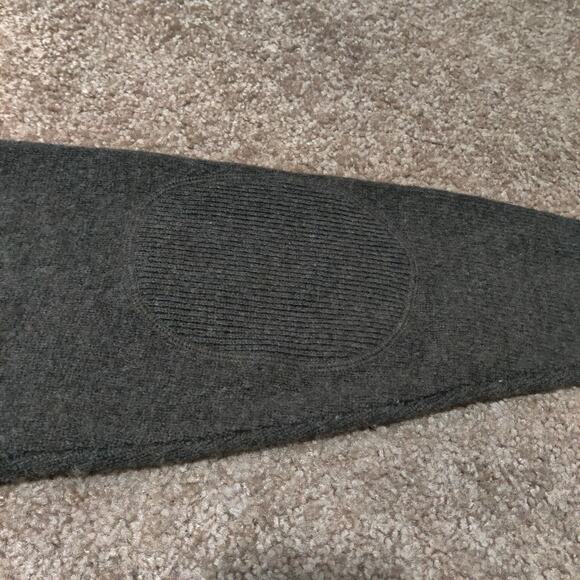 J. Crew Men's L 100% Lambs Wool Diamond Brown Full Zip Sweater Jacket - Picture 4 of 8